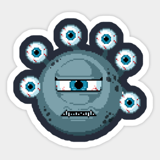 Beholder pixel art Sticker